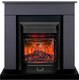 Каминокомплект Смолком Detroit STD-ASP Majestic FX M Black RC (серый графит/черный) - 
