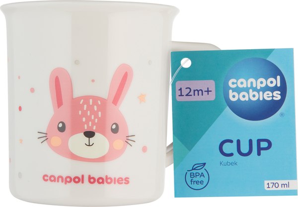 Кружка детская Canpol Cute Animals / 4/413_pin2 (170мл)