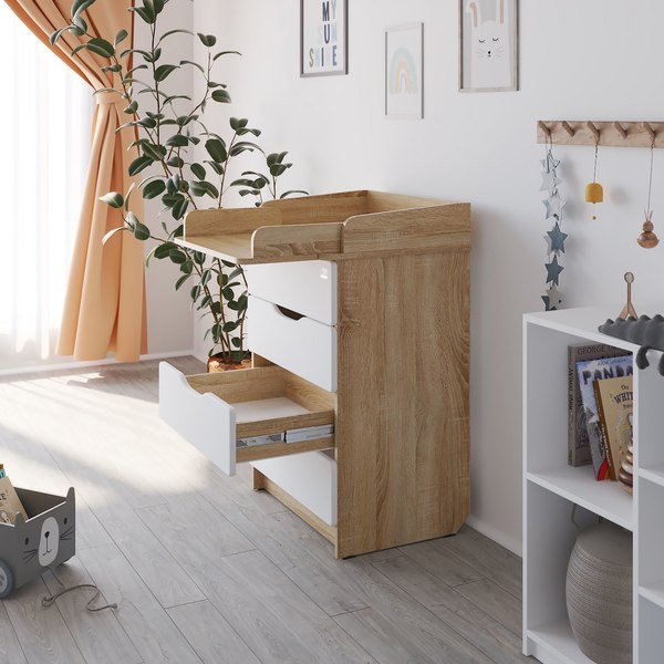 Комод пеленальный Атон Сириус Wood 604 ПВХ (дуб сонома)