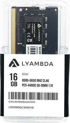 Оперативная память DDR5 Lyambda LRS5M56C46N1/16