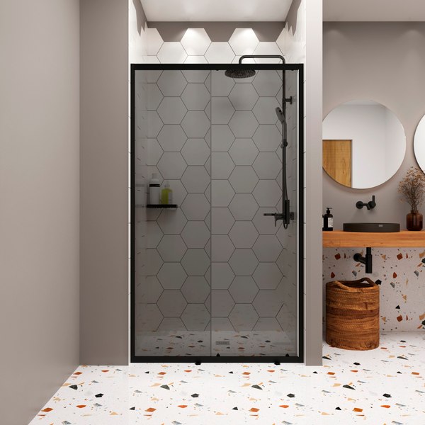 Купить Душевая дверь Domani-Spa DoorCube 110x190 / DS04DCb110L0T00.Gt-Black в Борисове
