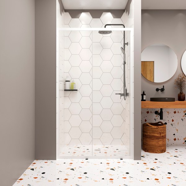 Купить Душевая дверь Domani-Spa DoorCube 110x190 / DS04DCb110L0Cl00.W в Борисове