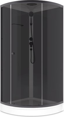 

Душевая кабина, Simple 100x100 / DS01Sm110LGrT00.Gt-V1.2-Black