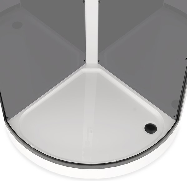Купить Душевая кабина Domani-Spa Simple 100x100 / DS01Sm110LGrCl00.Gt-V1.2-Black  