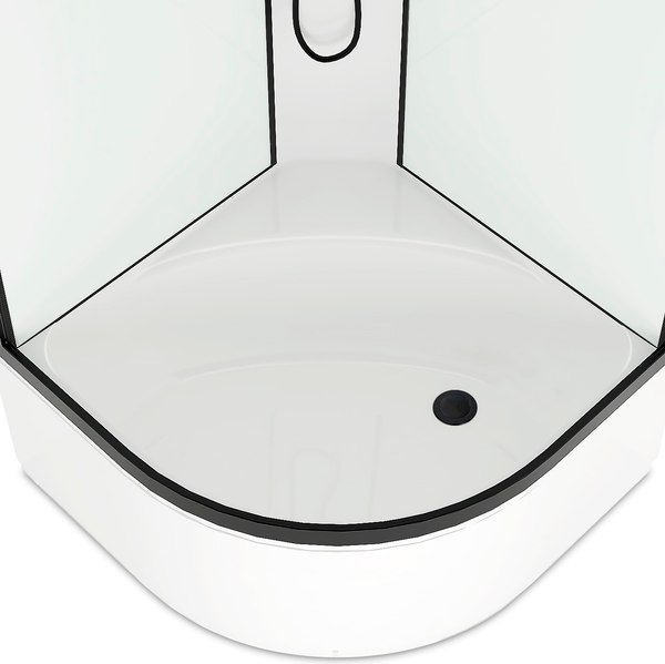 Купить Душевая кабина Domani-Spa Delight Slim 99 High 90x90 / DS01DS99HWM00.Gt-Black в Бресте