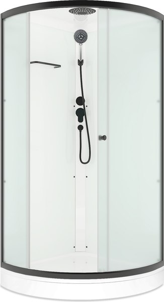 Купить Душевая кабина Domani-Spa Simple 99 90x90 / DS01Sm99LWM00.Gt-V1.2-Black  