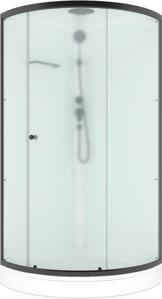 Душевая кабина Domani-Spa Simple 99 90x90 / DS01Sm99LWM00.Gt-V1.2-Black