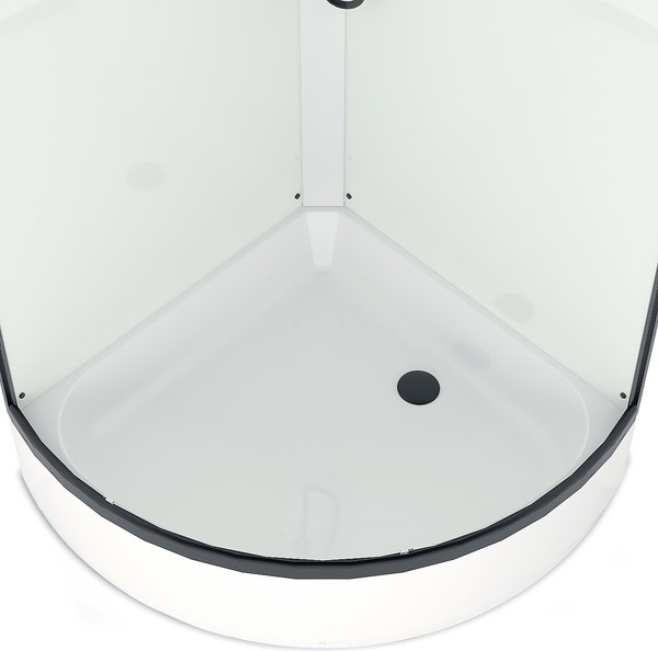 Купить Душевая кабина Domani-Spa Simple 99 Mid 90x90 / DS01Sm99MWM00.Gt-V1.2-Black  