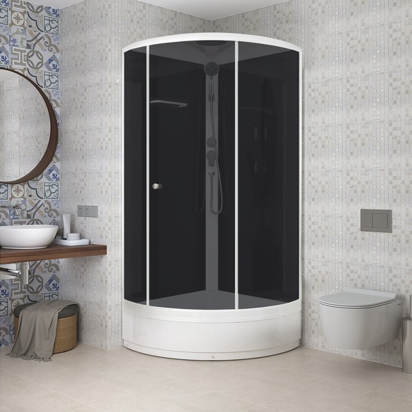 Душевая кабина Domani-Spa Simple 99 Mid 90x90 / DS01Sm99MBT00-V1.2