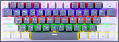 Клавиатура Redragon Fizz / 72602 (белый/серый) -