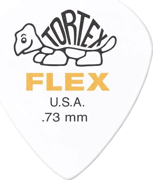 Медиатор Dunlop Manufacturing 468R.73 Tortex Flex Jazz III 0.73