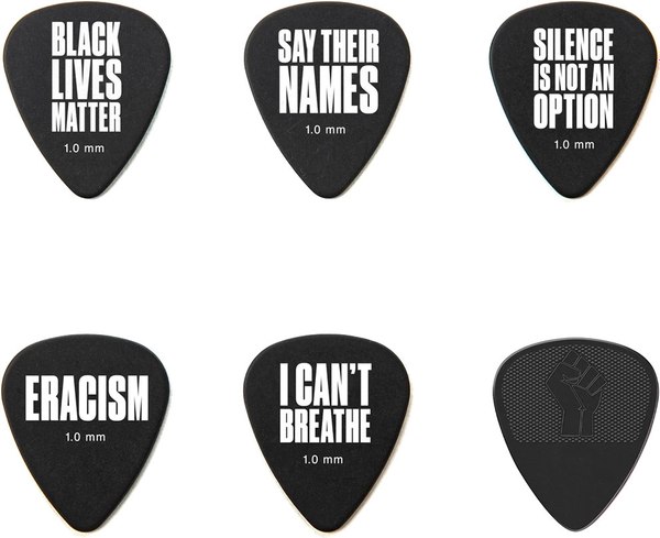 Набор медиаторов Dunlop Manufacturing BLMT04 Black Lives Matter 1.0