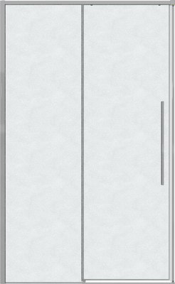 Душевая дверь Grossman Galaxy 80x195 / 1/2.K33.01.80L.10.02 (хром/стекло шиншилла) - 