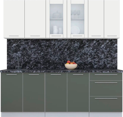 

Кухонный гарнитур, Мила Пластик 2.2 Б