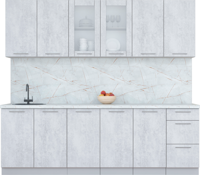 

Кухонный гарнитур, Мила Пластик 2.4 Б