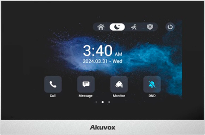 Монитор IP-видеодомофона Akuvox C316S (серебро) - 