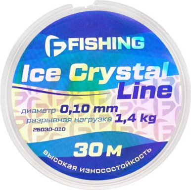 

Леска монофильная, Ice Crystal Line 30м 0.10мм / F26030-010
