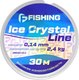 Леска монофильная F-Fishing Ice Crystal Line 30м 0.14мм / F26030-014 - 