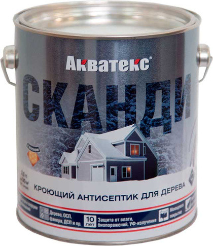 Антисептик для древесины Акватекс Сканди