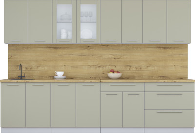 

Кухонный гарнитур, Мила Пластик 3.1 Б