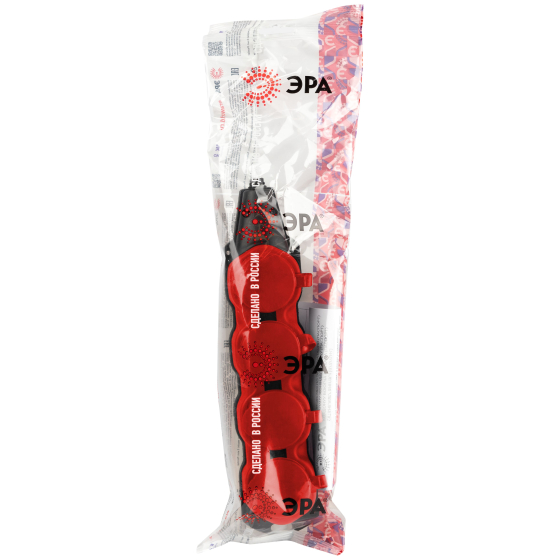 Колодка удлинителя ЭРА KX-4e-RED-IP44 / Б0068456 — фото 6