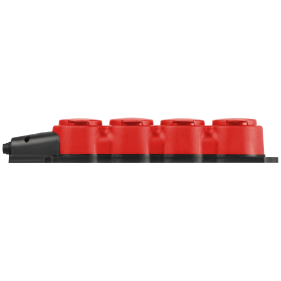 Колодка удлинителя ЭРА KX-4e-RED-IP44 / Б0068456 — фото 4