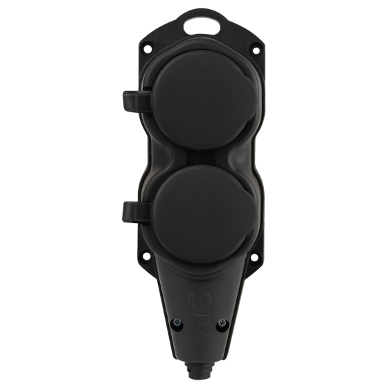 Колодка удлинителя ЭРА KX-2e-B-IP44 / Б0068451 — фото 4