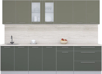 

Кухонный гарнитур, Мила Пластик 2.9 Б