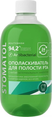 

Ополаскиватель для полости рта, с антибактериальным эффектом