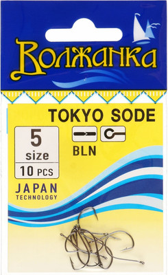 Набор крючков рыболовных Волжанка Tokyo Sode / SW-0011-5 (10шт) -
