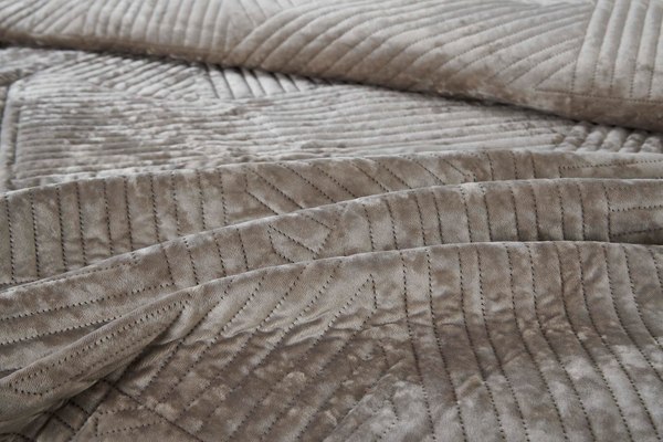 Набор текстиля для спальни Sofi de Marko Патрисия 160x220 / Пок-П-160x220б1 (бежевый 1)