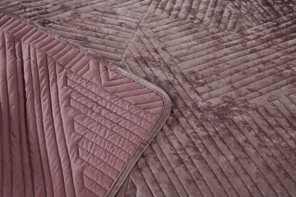 Набор текстиля для спальни Sofi de Marko Патрисия 160x220 / Пок-П-160x220пр1 (пепельная роза 1)