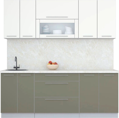 

Кухонный гарнитур, Мила Пластик 2.1 В