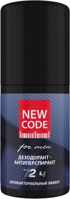 Антиперспирант шариковый New Code Антибактериальный эффект мужской (50мл) - 