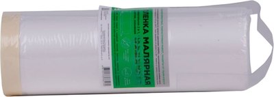 Пленка строительная Howard С малярной клейкой лентой Masking Film (2.7x20м) - 