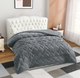 Плед Arya Dahlia Zigzag / 8680943250346 (160x220, серый) - 