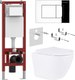 Унитаз подвесной с инсталляцией Asten Readle Zentralmodul AR0601-185CH - 