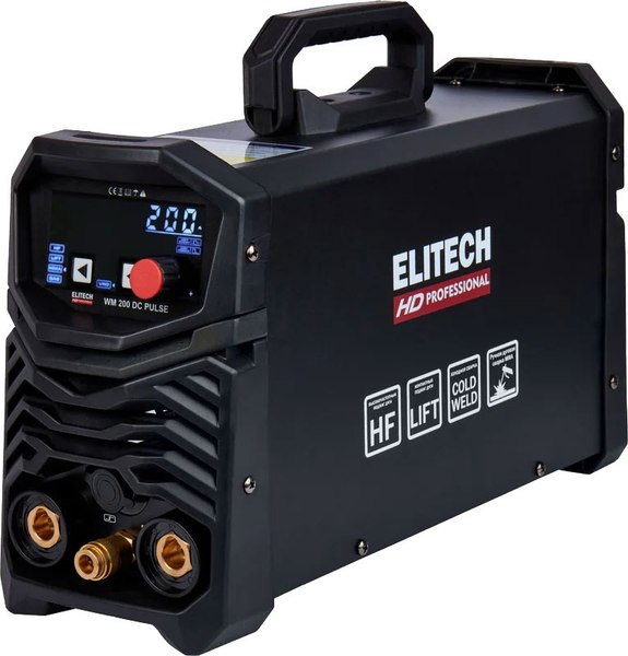 Инвертор сварочный Elitech WM 200 DC Pulse / 204475