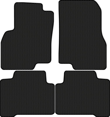 Комплект ковриков для авто Alicosta 0883_1 для Mitsubishi Grandis I минивэн/NA4W 2004-2009 (EVA соты, черный) - 