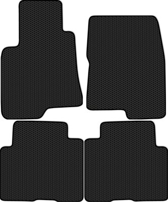 Комплект ковриков для авто Alicosta 0901_1 д/Mitsubishi Pajero III/IV SUV/V80 3дв/V60 3дв 1999-2011 (EVA соты, черный) - 