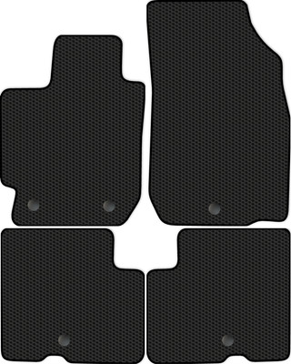 Комплект ковриков для авто Alicosta 0925_1 для Nissan Almera III седан/G15 2012-2019 (EVA соты, черный) -