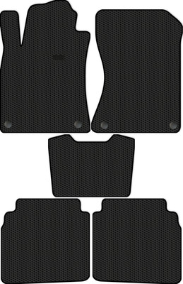 Комплект ковриков для авто Alicosta 2426_1 для Nissan Altima VI седан/L34 2018-н.в. (EVA соты, черный) - 
