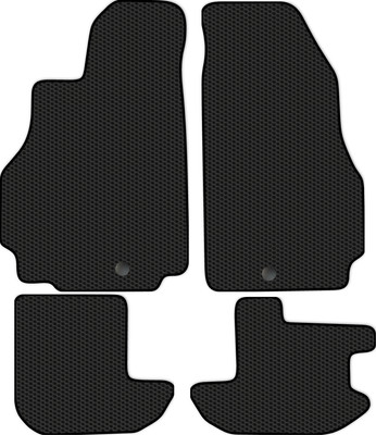 Комплект ковриков для авто Alicosta 2427_1 для Nissan GT-R купе/R35 2010-н.в. (EVA соты, черный) - 