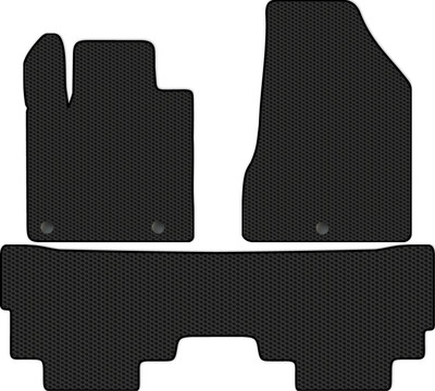 Комплект ковриков для авто Alicosta 0944_1 для Nissan Murano III SUV/Z52 2016-н.в. (EVA соты, черный) - 