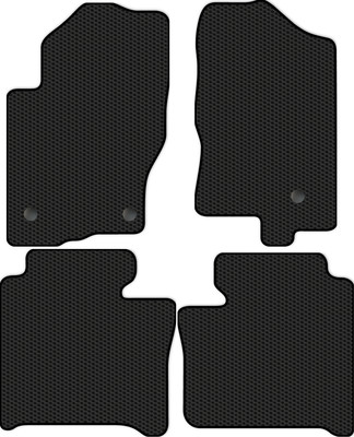 Комплект ковриков для авто Alicosta 2429_1 для Nissan Navara II пикап/D40 2010-2015 (EVA соты, черный) - 
