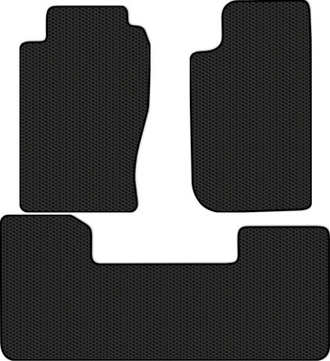 Комплект ковриков для авто Alicosta 2435_1 для Nissan Patrol V SUV/Y61 2004-2010 (EVA соты, черный) - 
