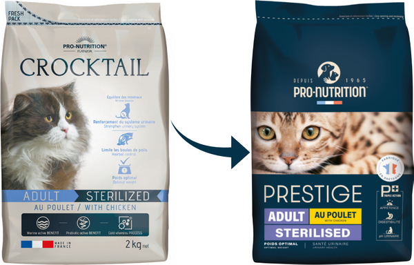 Сухой корм для кошек Flatazor Prestige Sterilised с курицей (10кг+2кг)