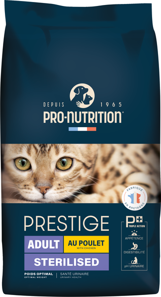 Сухой корм для кошек Flatazor Prestige Sterilised с курицей (10кг+2кг)