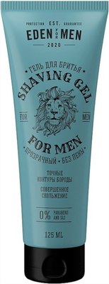 

Гель для бритья, For men прозрачный без пены