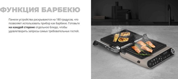 Электрогриль Redmond SteakMaster GM303 (бежевый)